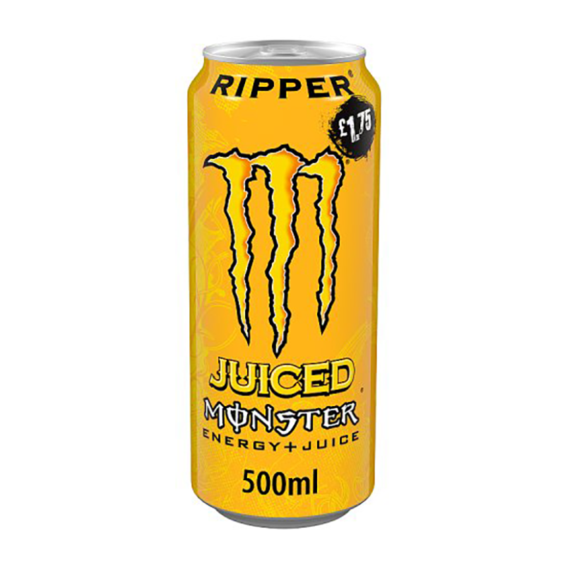 Monster Ripper 500Ml Pmp £1.75 - Case Qty - 12