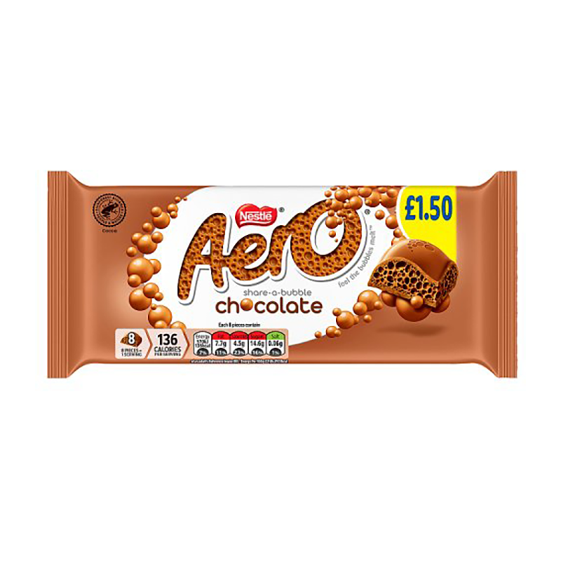 Nestle Aero Giant Milk £1.50 - Case Qty - 15