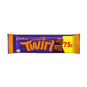 Cadburys Twirl Orange Pmp 75P – Case Qty – 48