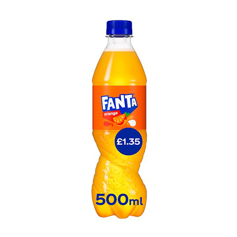 Fanta Orange 500Ml Pmp £1.35 - Case Qty - 12