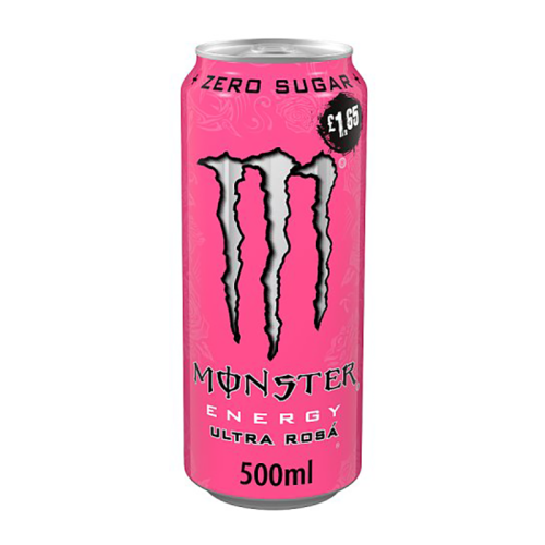 Monster  Ultra Rosa £1.65 500Ml - Case Qty - 12