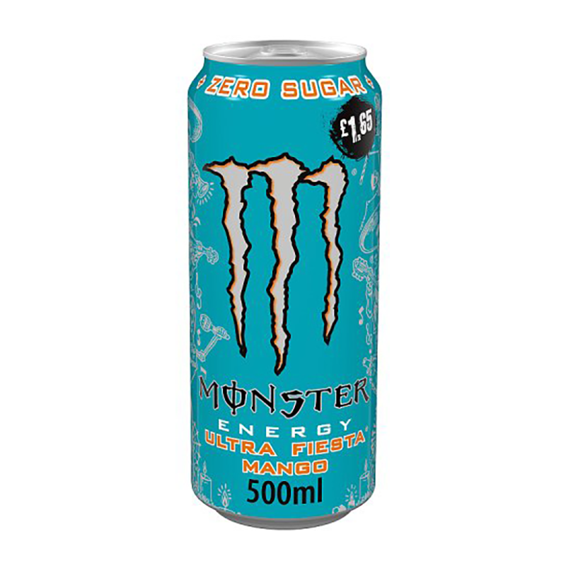 Monster Ultra Fiesta 500Ml  £1.65 - Case Qty - 12