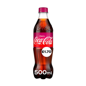 Coca Cola Cherry 500Ml Pmp £1.70 – Case Qty – 12