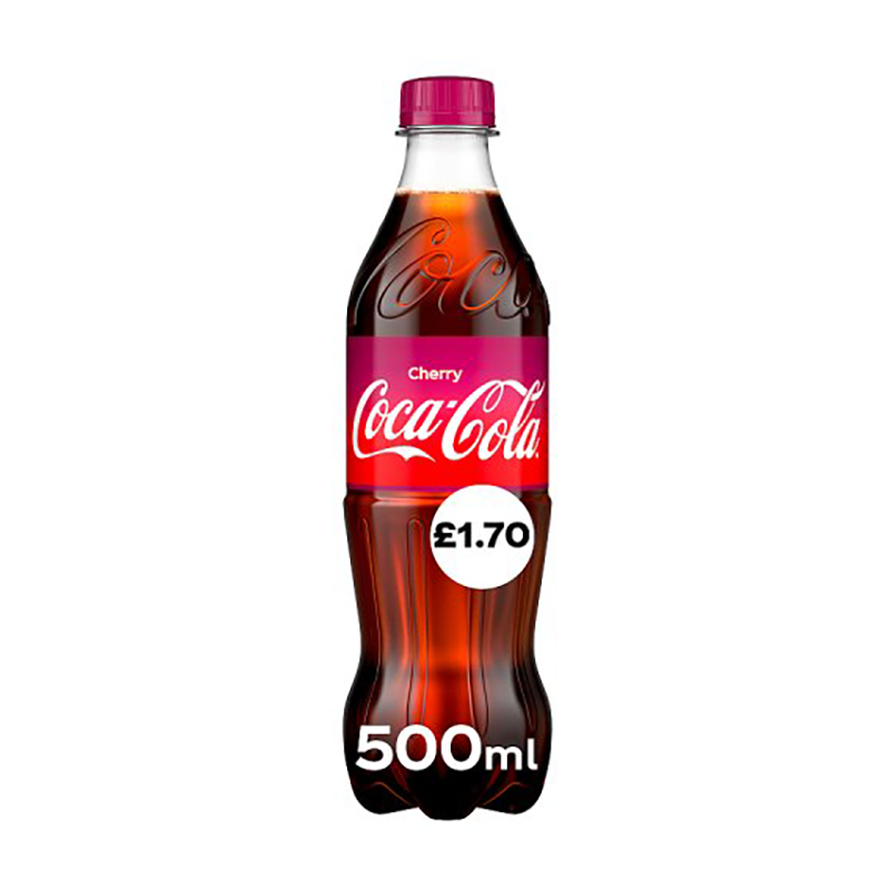 Coca Cola Cherry 500Ml Pmp £1.70 - Case Qty - 12