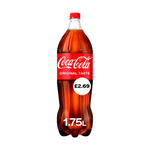 Coca Cola 1.75Lt Pmp £2.69 – Case Qty – 6