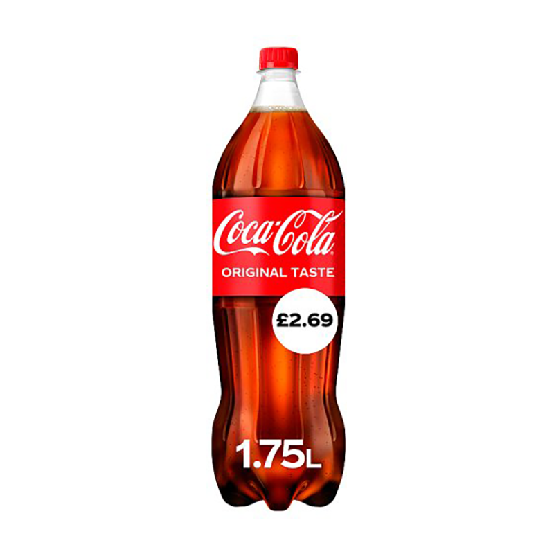 Coca Cola 1.75Lt Pmp £2.69 - Case Qty - 6