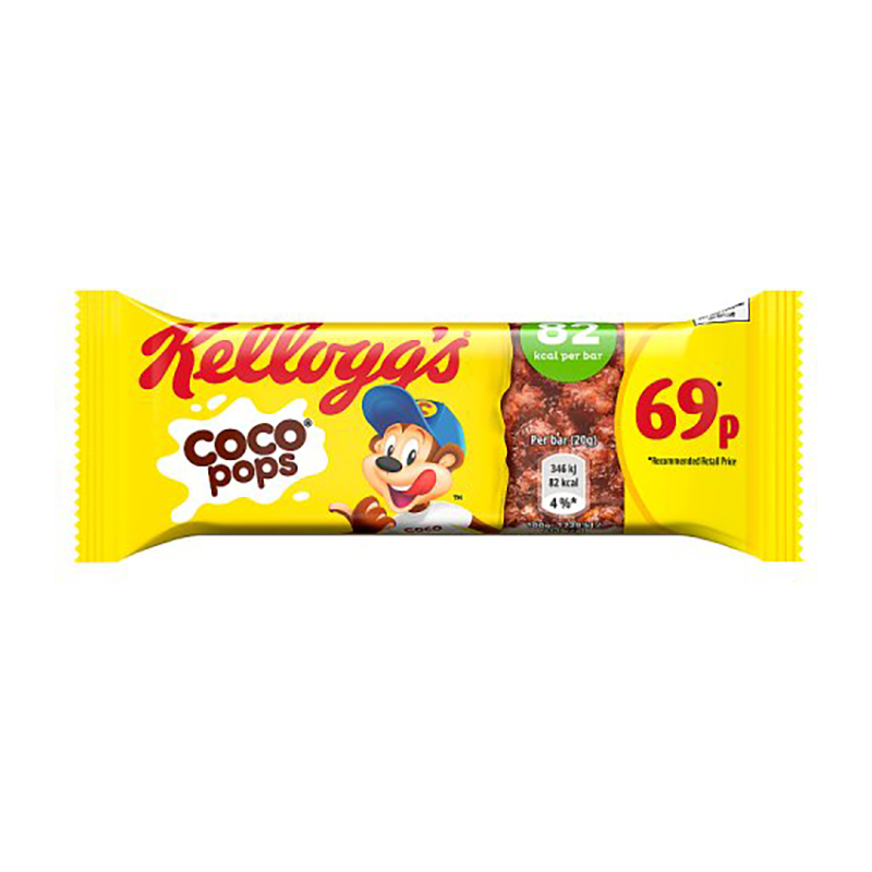 Coco Pop Cereal Bar Pm 69P - Case Qty - 25