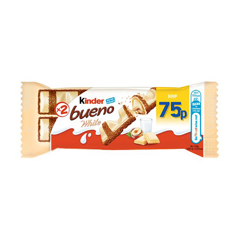 Ferrero Kinder Bueno White Pmp 75P - Case Qty - 30