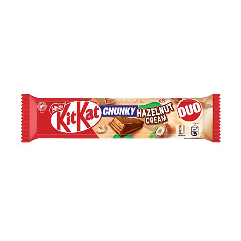 Nestle Kit Kat Chunky Hazelnut Cream Duo - Case Qty - 24