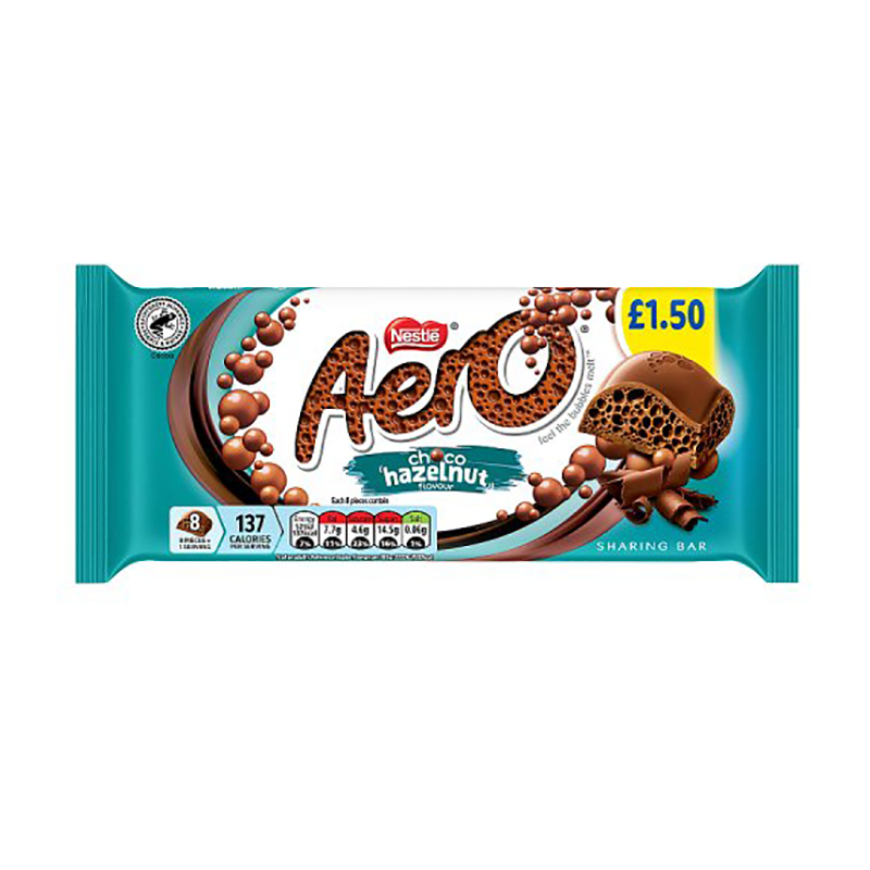 Nestle Aero Giant Hazelnut £1.50 - Case Qty - 15