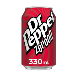 Dr. Pepper Zero 330Ml Can – Case Qty – 24