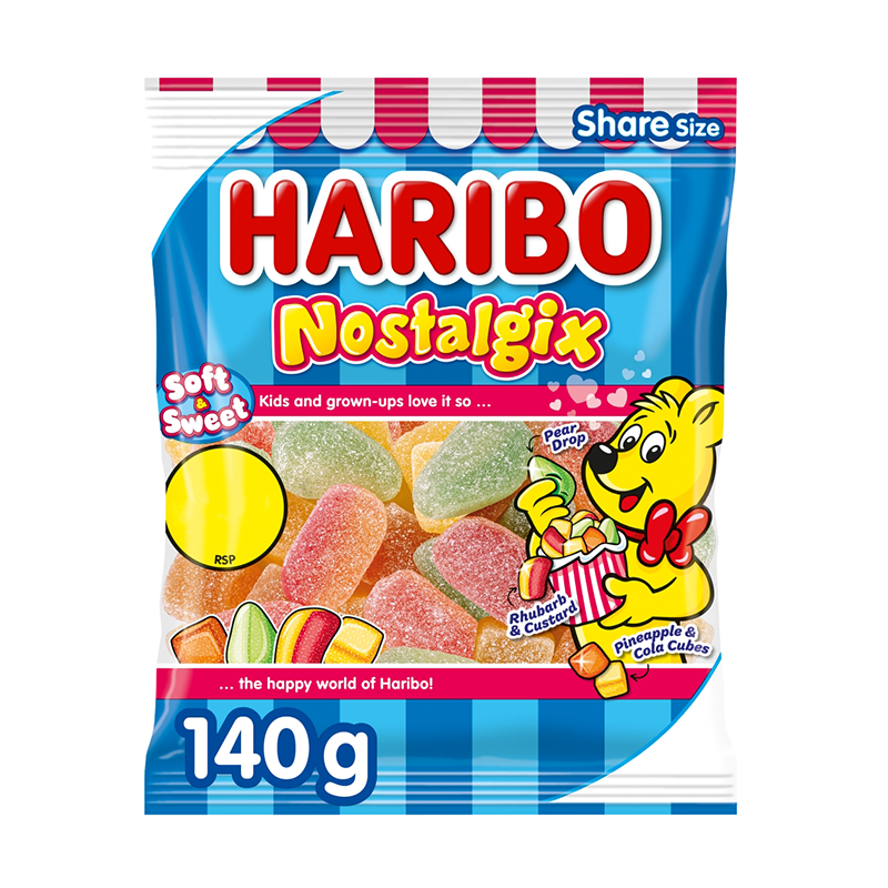 Haribo Nostalgix Pmp £1.25 - Case Qty - 12