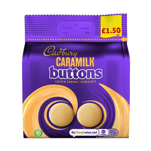 Cadburys Caramilk Buttons £1.50 – Case Qty – 10