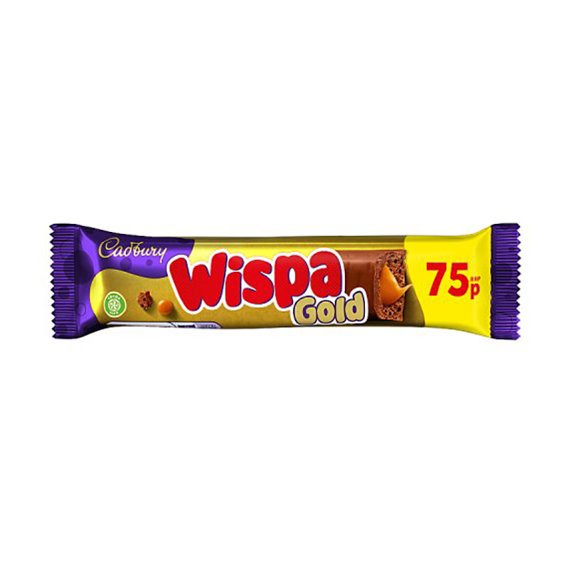 Cadburys Wispa Gold Pmp 75P - Case Qty - 48