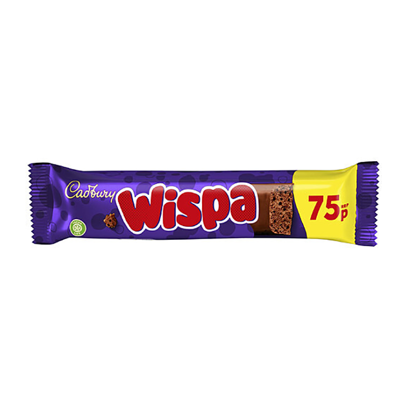 Cadburys Wispa Pmp 75P - Case Qty - 48