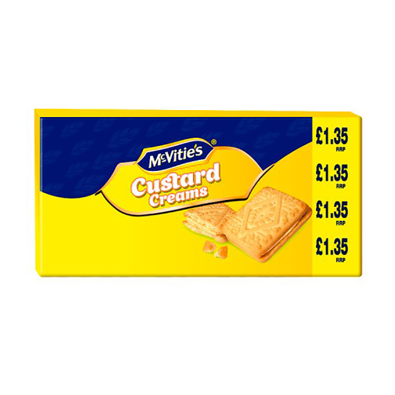 Mcvities Custard Creams 300G Pm 1.35 - Case Qty - 12