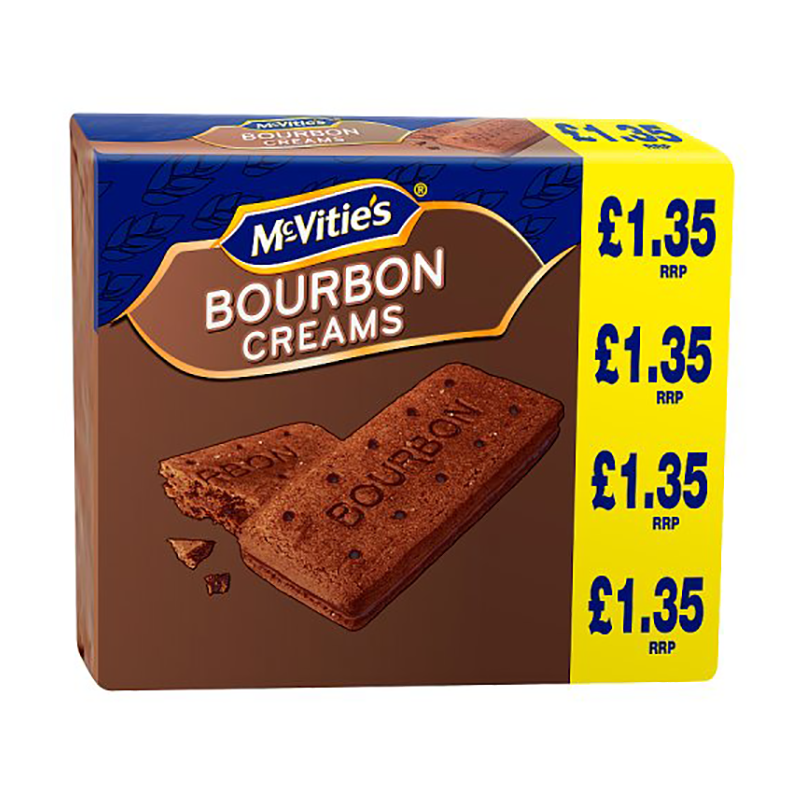 Mcvities Bourbon Creams 300G Pm 1.35 - Case Qty - 12