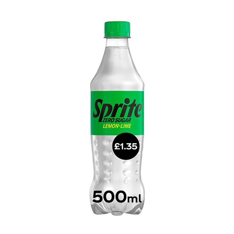 Sprite Zero 500Ml Pmp £1.35 - Case Qty - 12