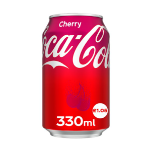 Coca Cola Cherry Can Pmp £1.05 – Case Qty – 24